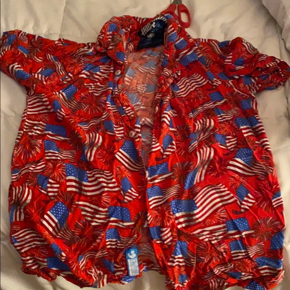 Rowdy Gentlemen American Flag Hawaiin